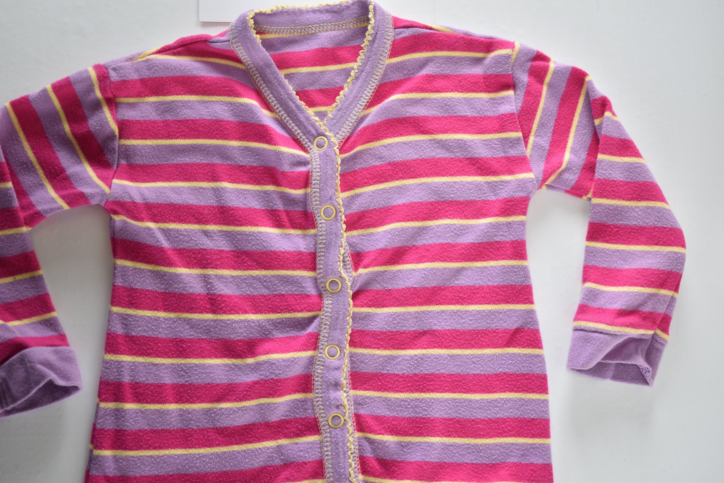 Striped sleepsuit