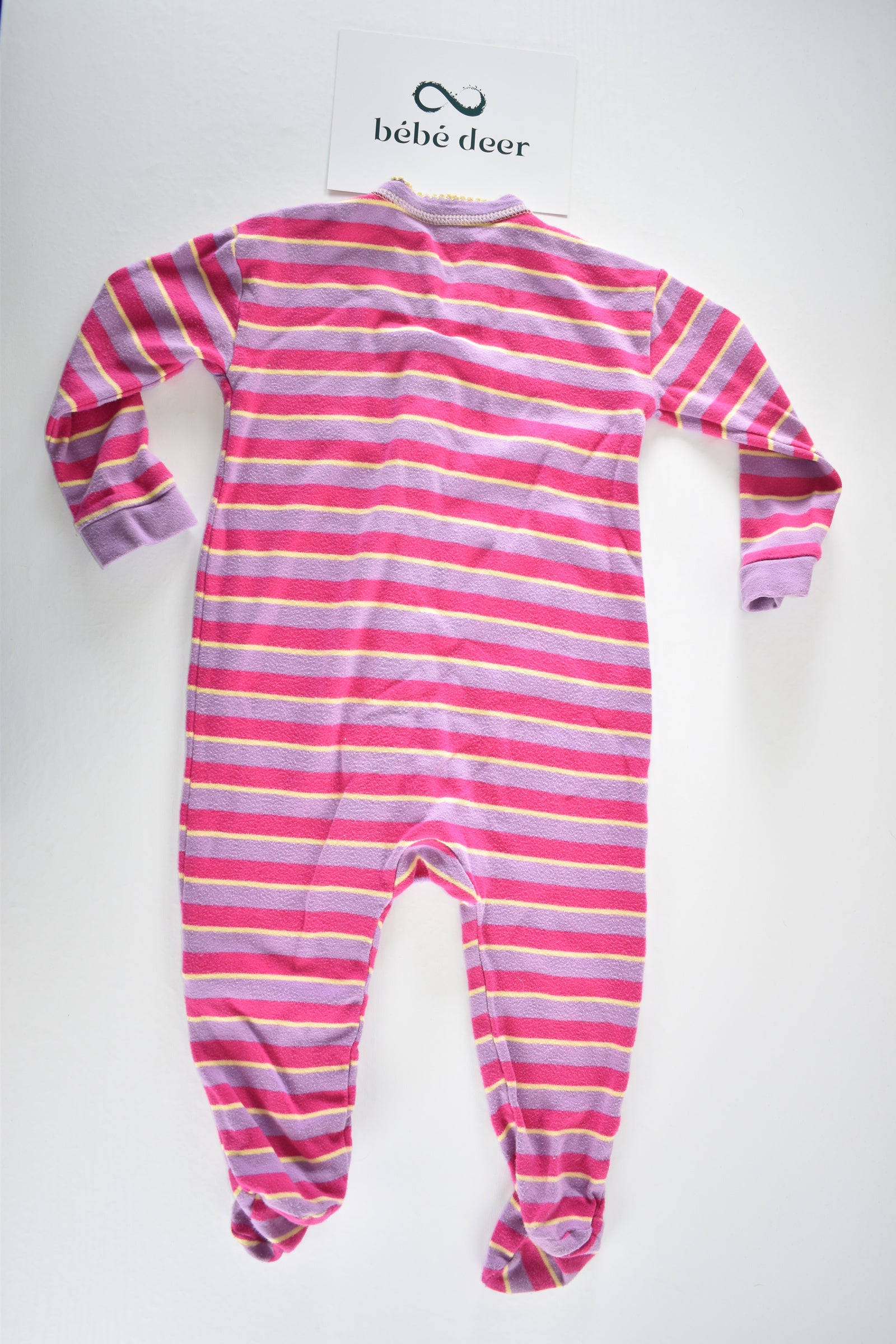 Striped sleepsuit
