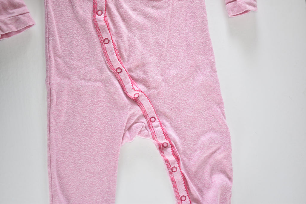 Sleepsuit with cupcake embroidery