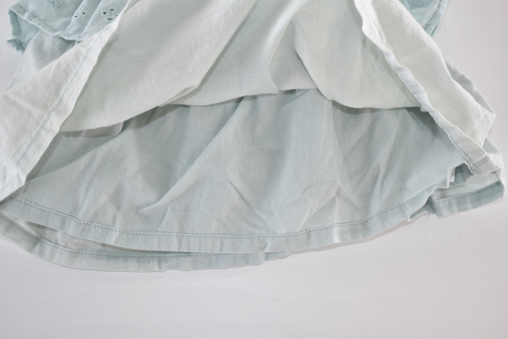 Broderie frill dress