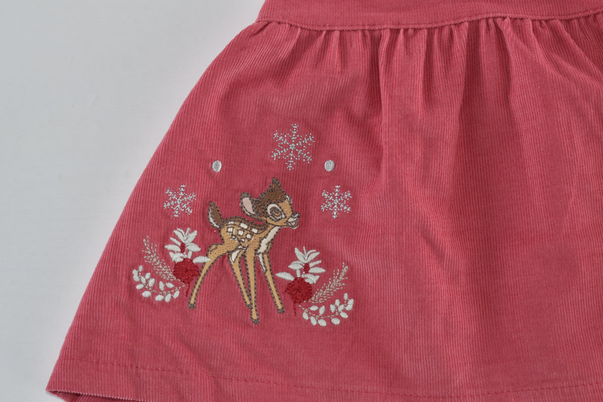 Disney Bambi corduroy pinafore dress
