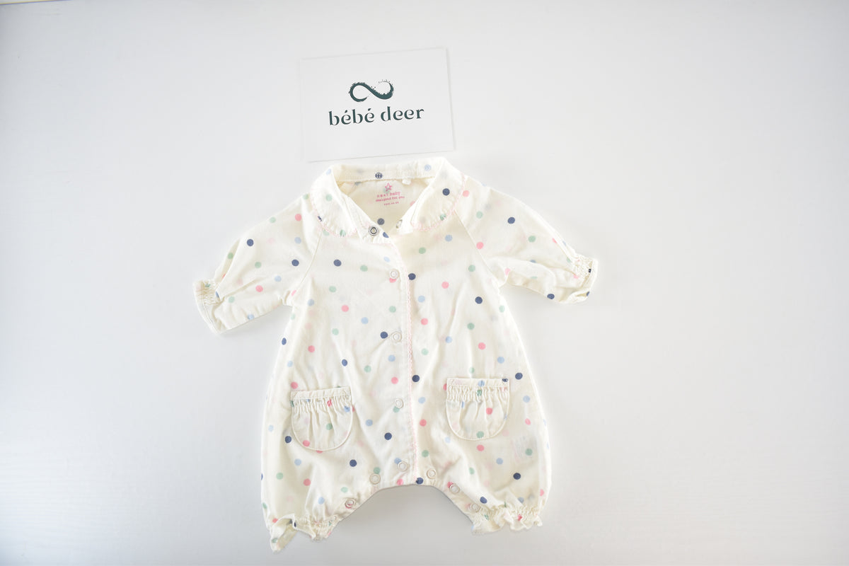 Polka dot romper