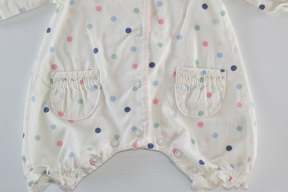 Polka dot romper