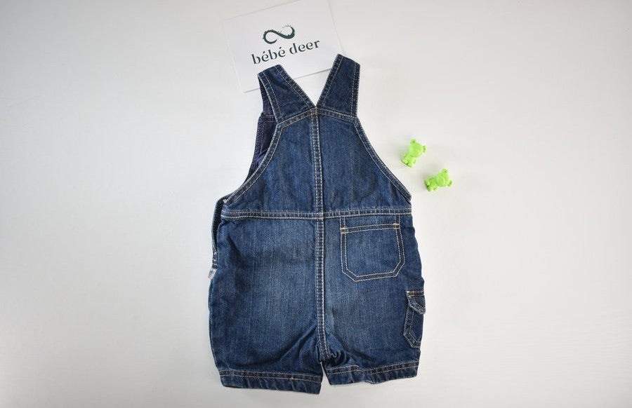 Dungaree with “WOOF WOOF” slogan and dog