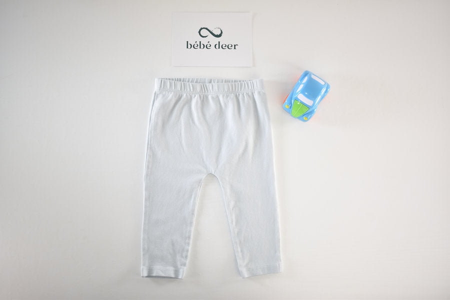 Very light blue (almost white) leggings