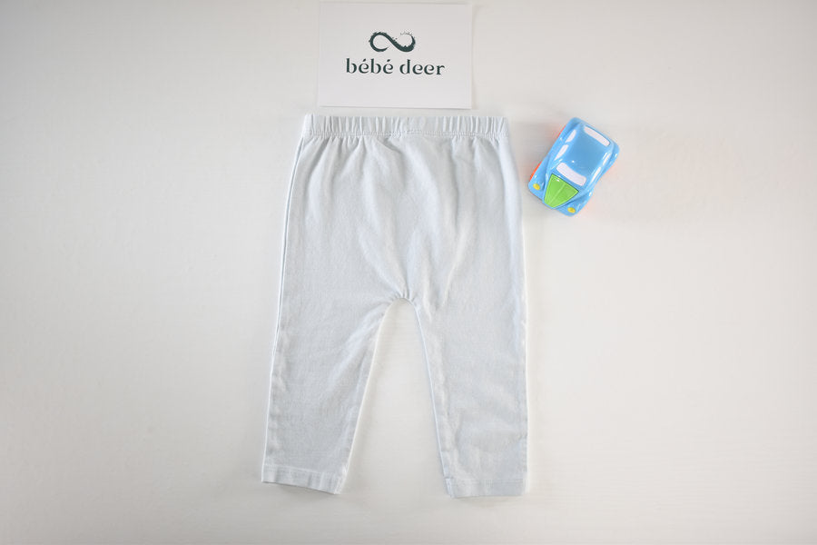 Very light blue (almost white) leggings