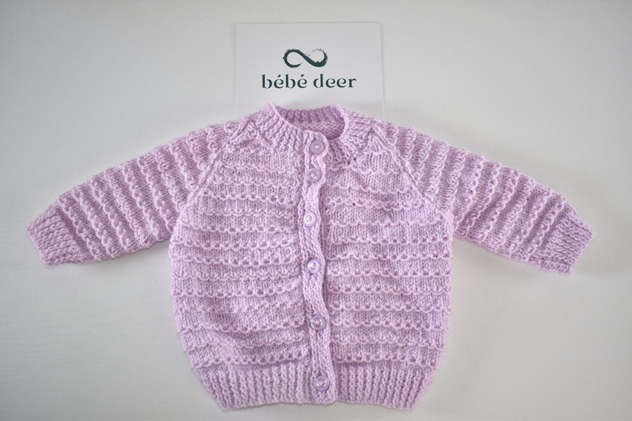 Handmade knitted cardigan