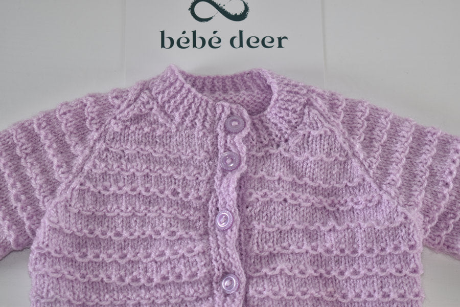 Handmade knitted cardigan
