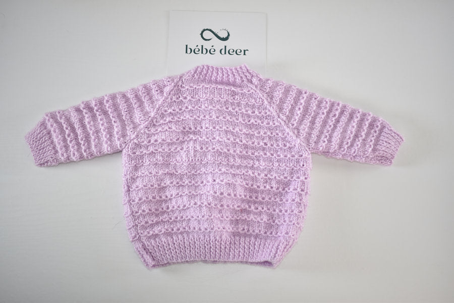 Handmade knitted cardigan