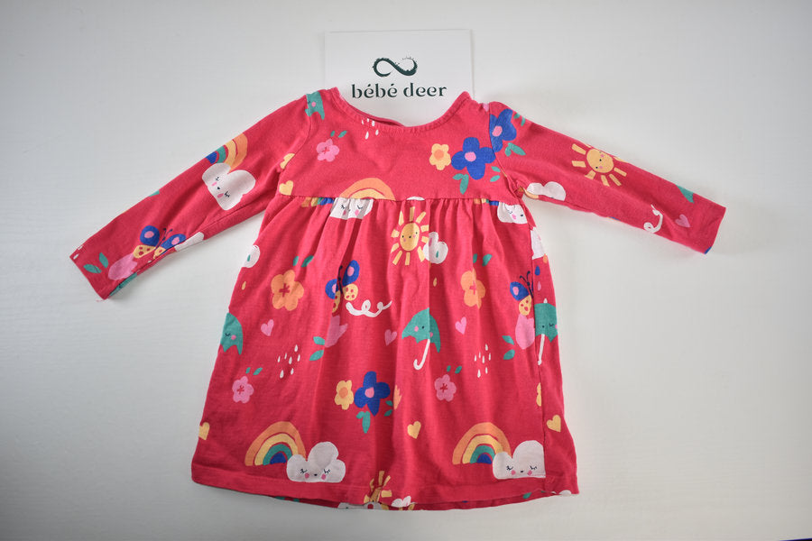 Weather print dress