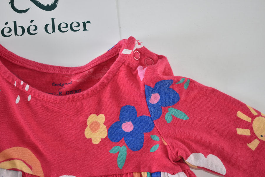 Weather print dress