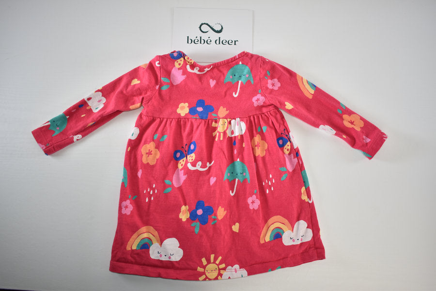 Weather print dress