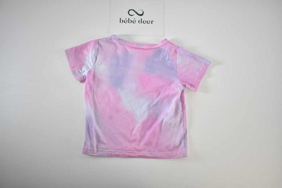 Pastel cat face t-shirt