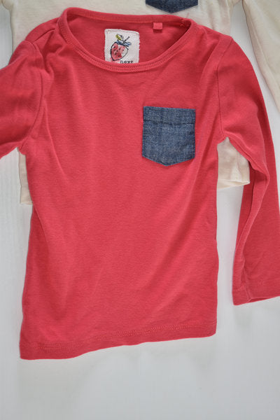 Set long sleeve tops set with front pockets