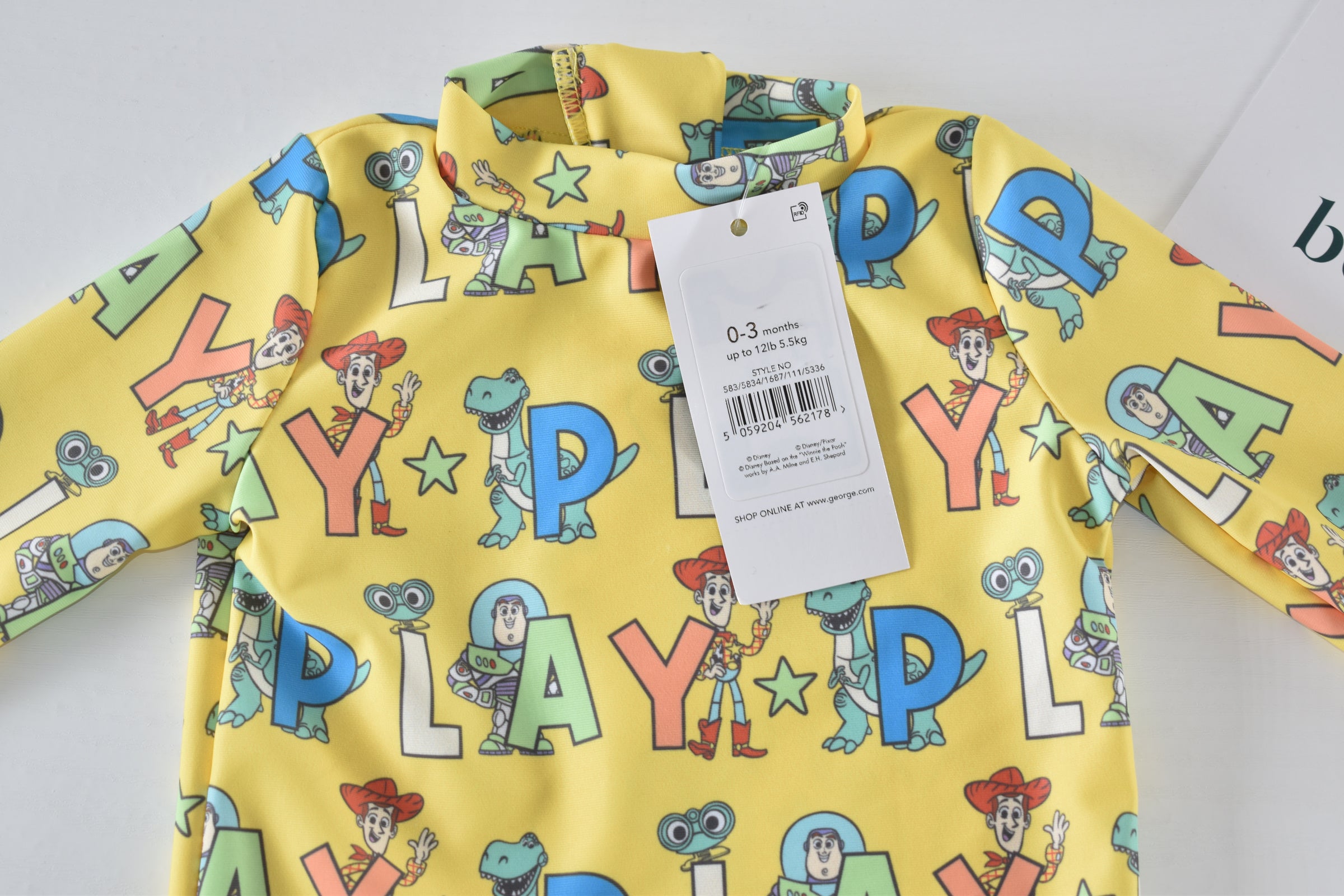 Toy Story New with Tags Two-Piece Swim Set