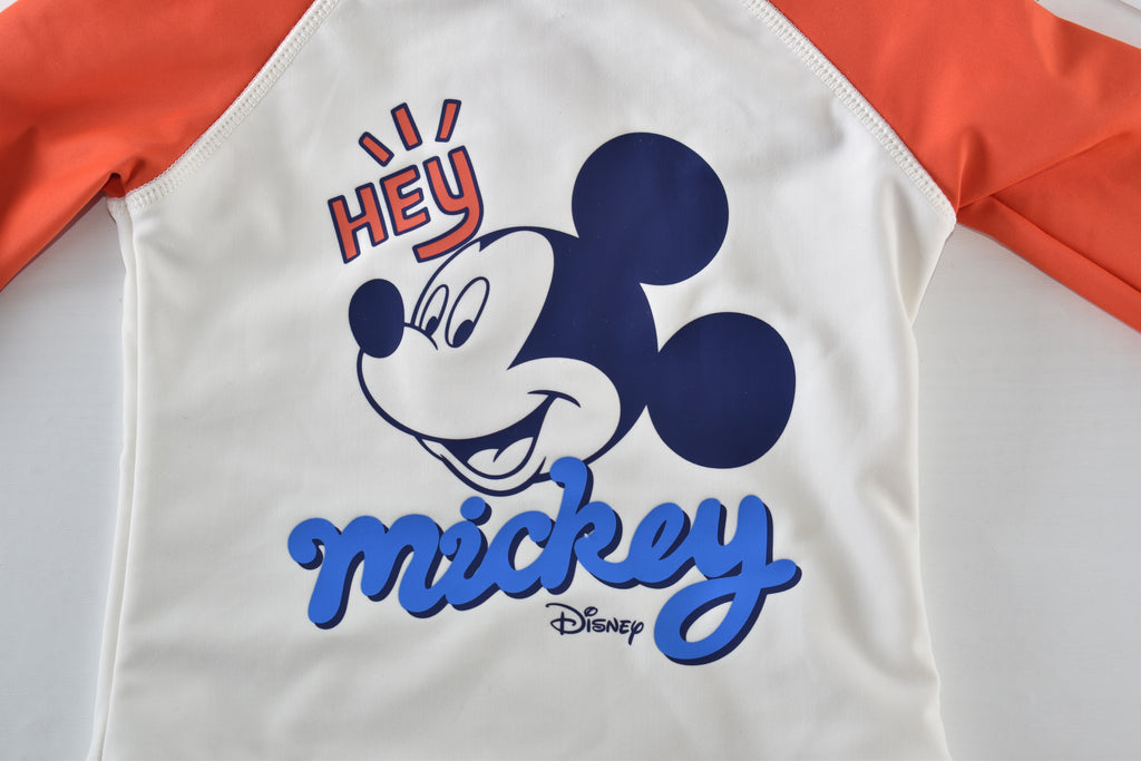 Disney Mickey Mouse rash vest and sun hat set new with tag