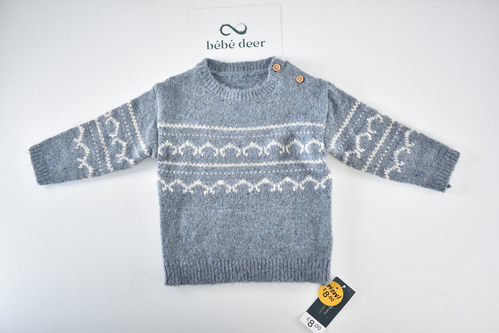 Warm knitted jumper