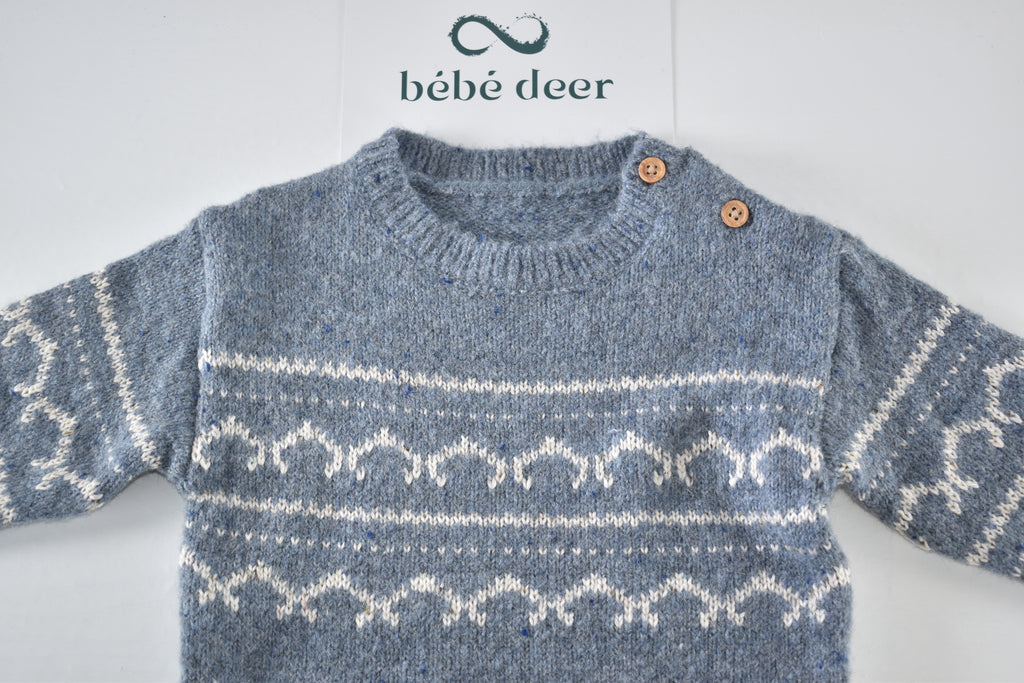 Warm knitted jumper