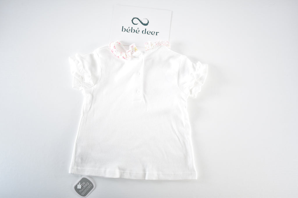 Butterfly embroidered T-shirt