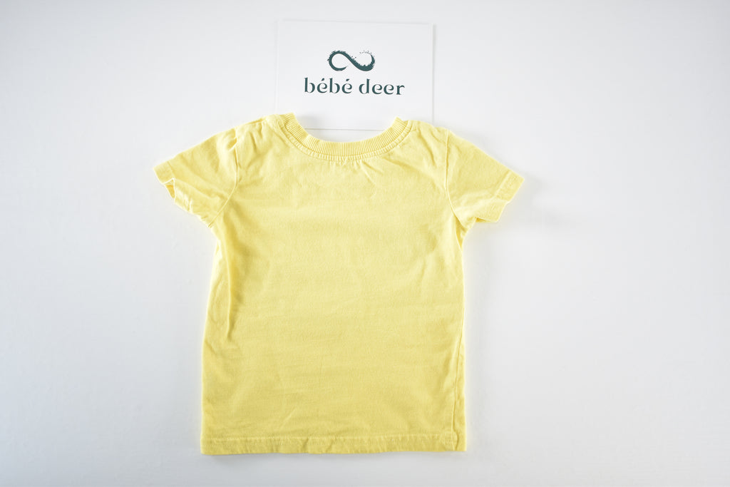 Yellow monkey print Top