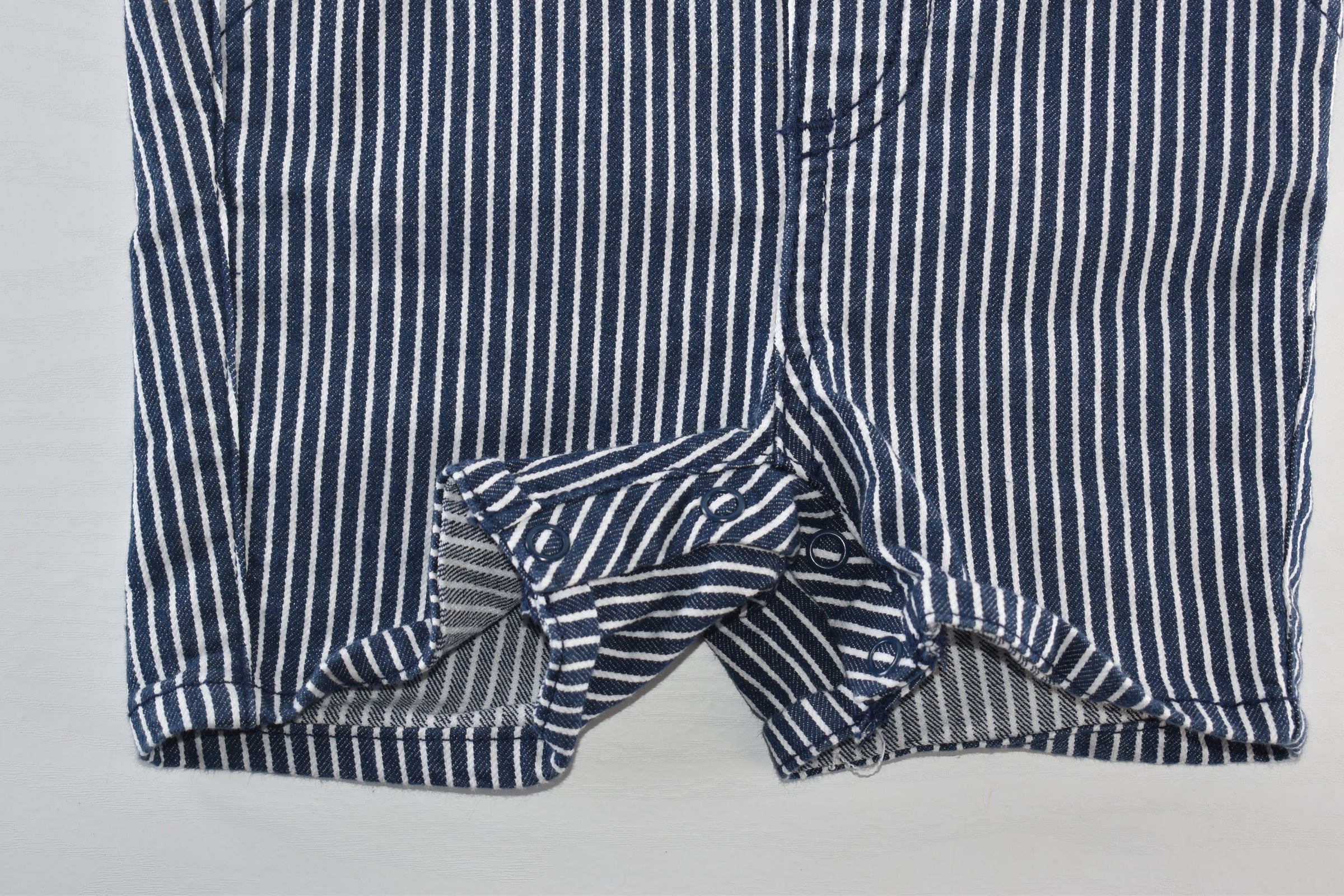 Striped dungarees and T-shirt set