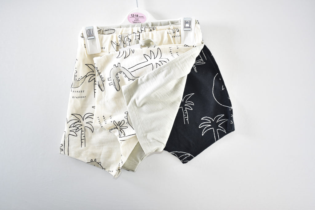 3 pack cotton shorts