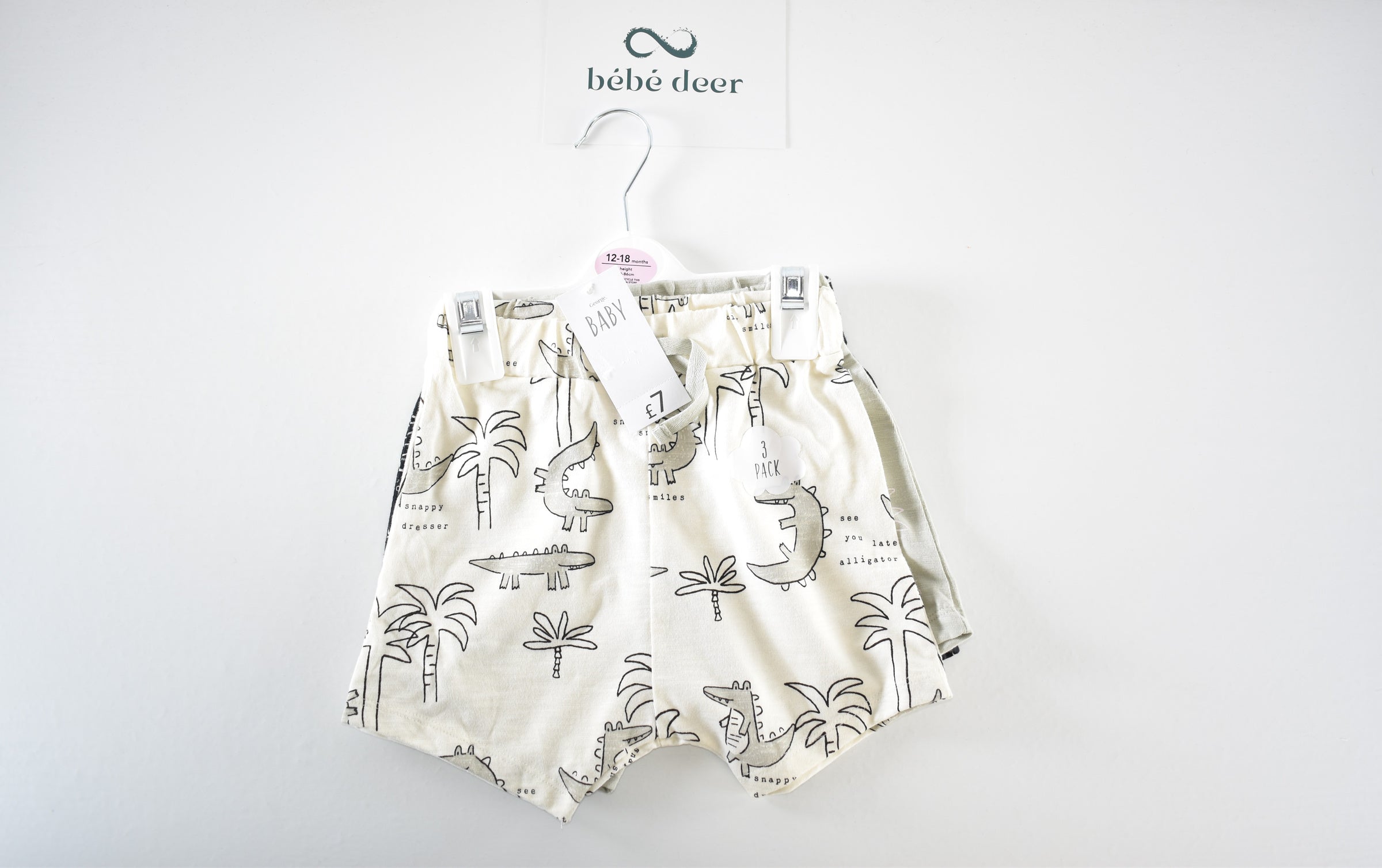 3 pack cotton shorts