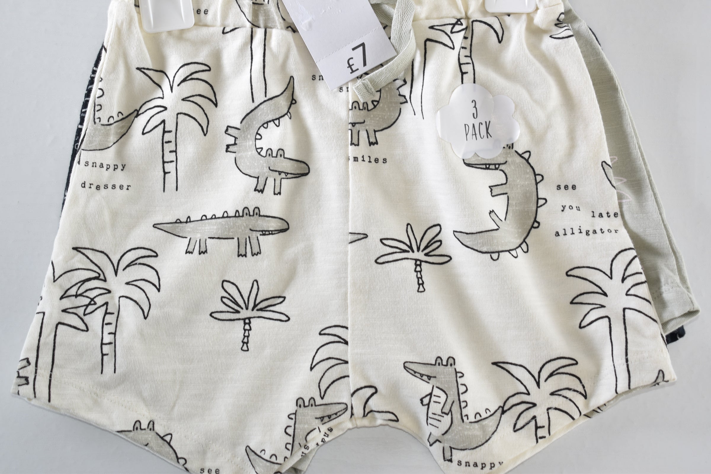 3 pack cotton shorts