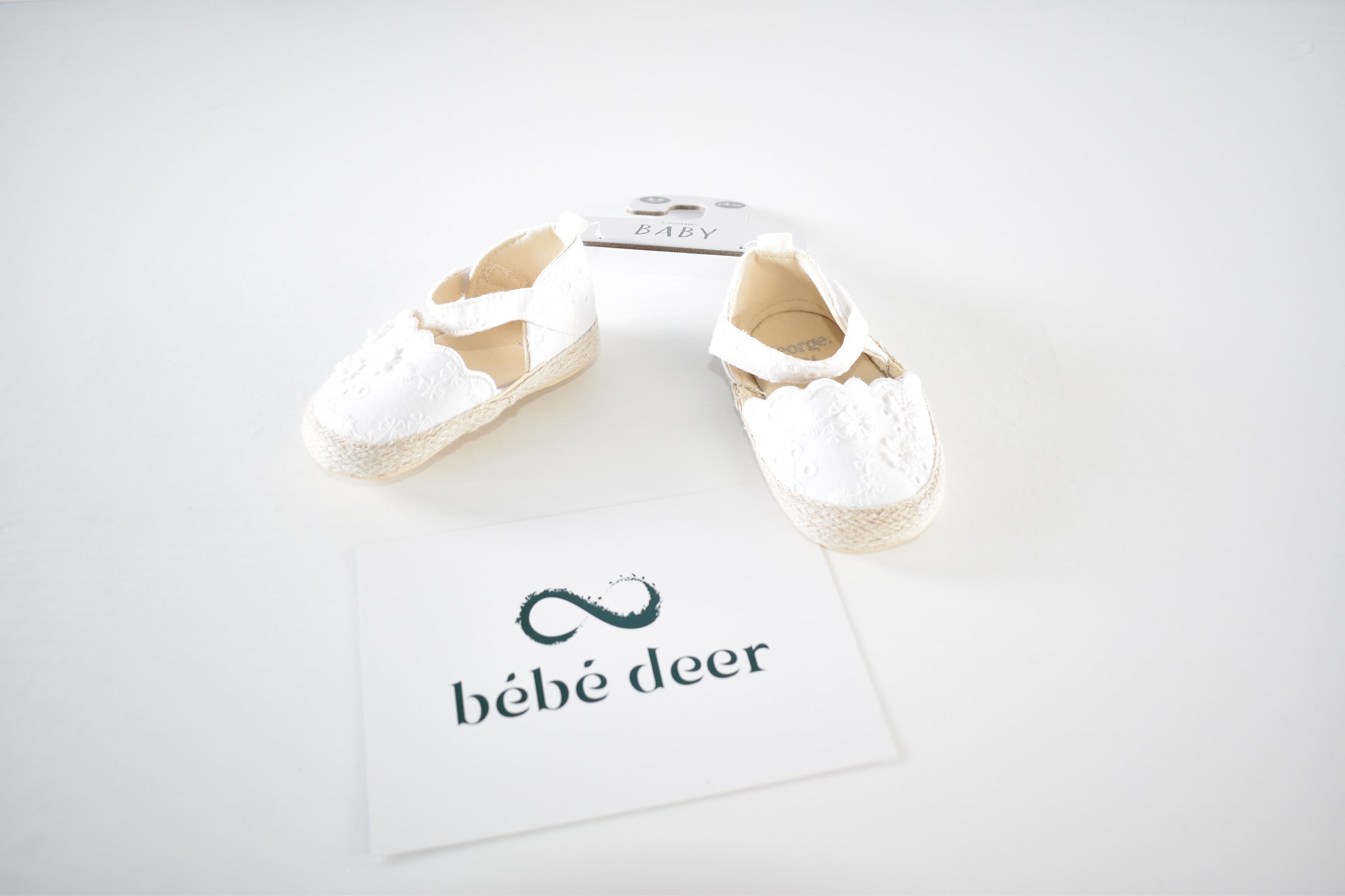 George Baby New with Tags White Soft Sole Shoes (3–6 Months)