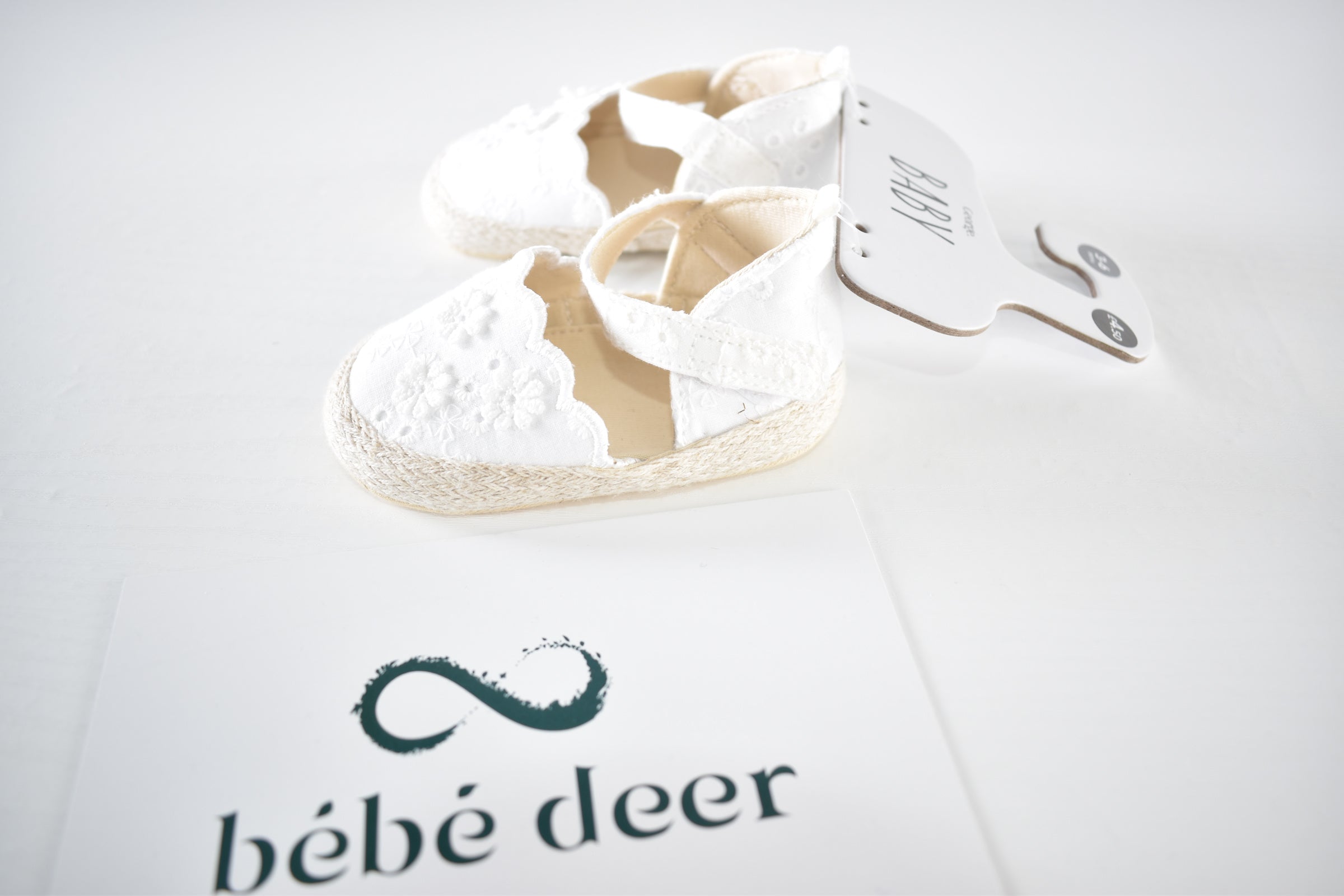 George Baby New with Tags White Soft Sole Shoes (3–6 Months)