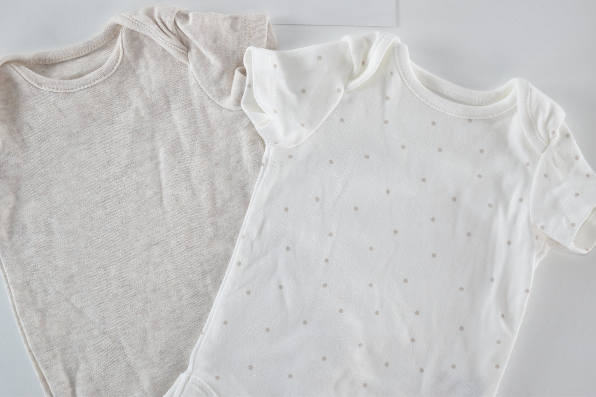Lot de 2 bodys neutres