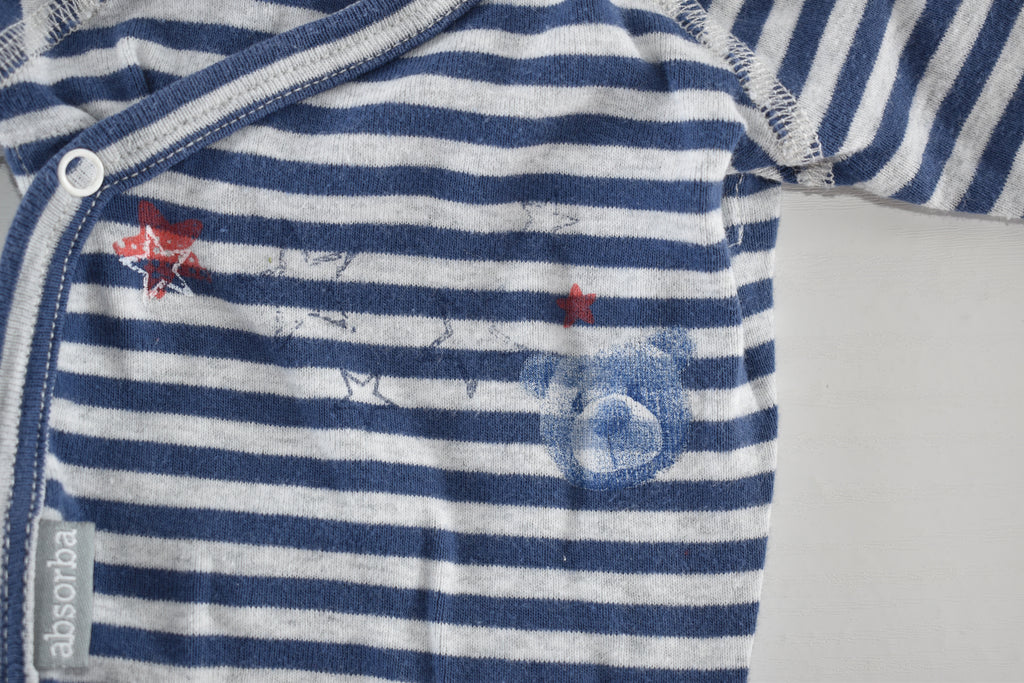 Set of 3 newborn wrap bodysuits