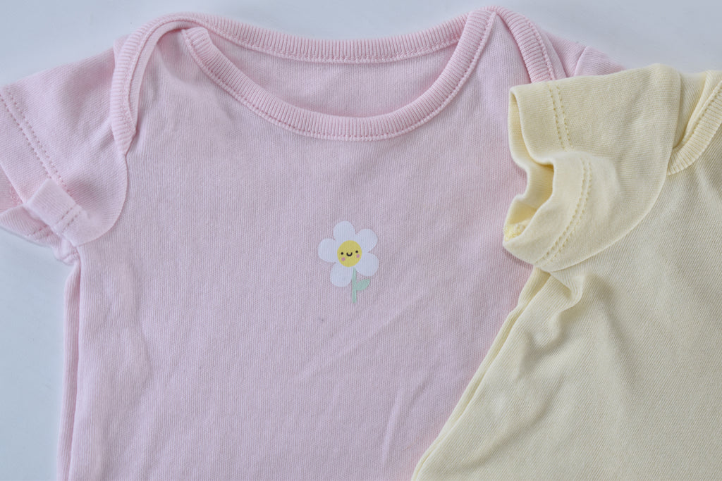 Set of 3 short-sleeved bodysuits