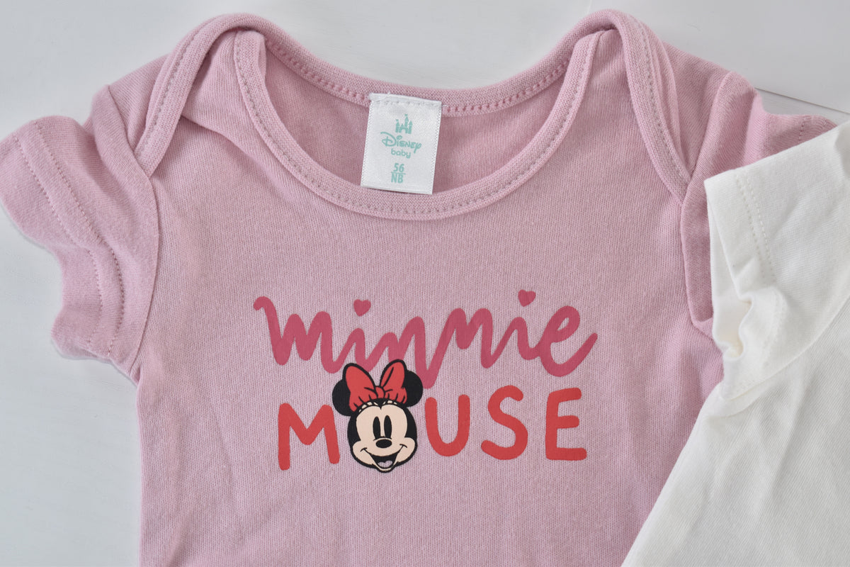 Set of 2 Disney Minnie & Mickey bodysuits