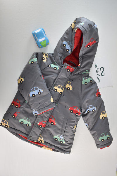 Manteau à imprimé voiture