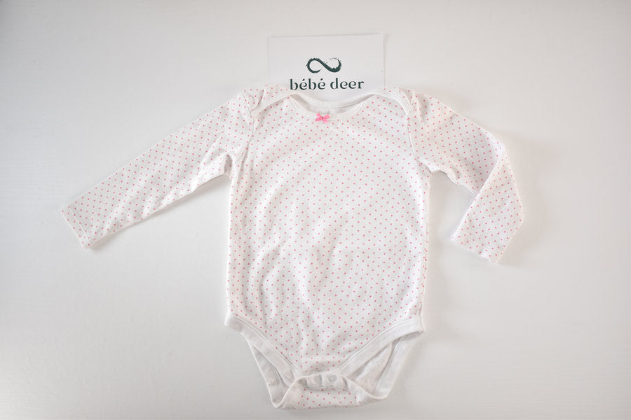Body blanc à pois