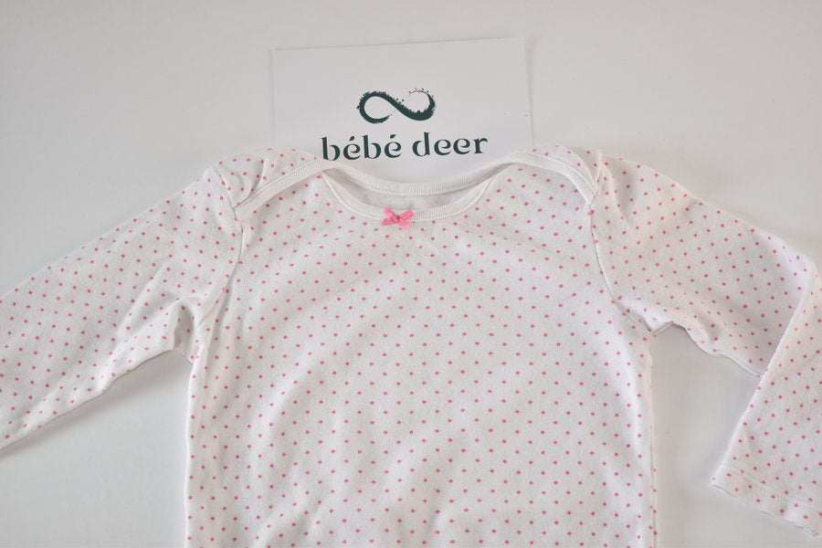 Body blanc à pois