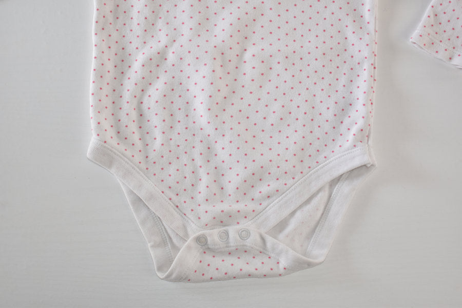 Body blanc à pois