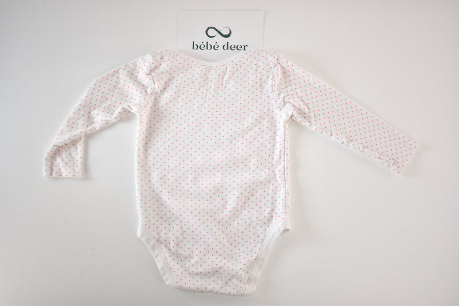 Body blanc à pois