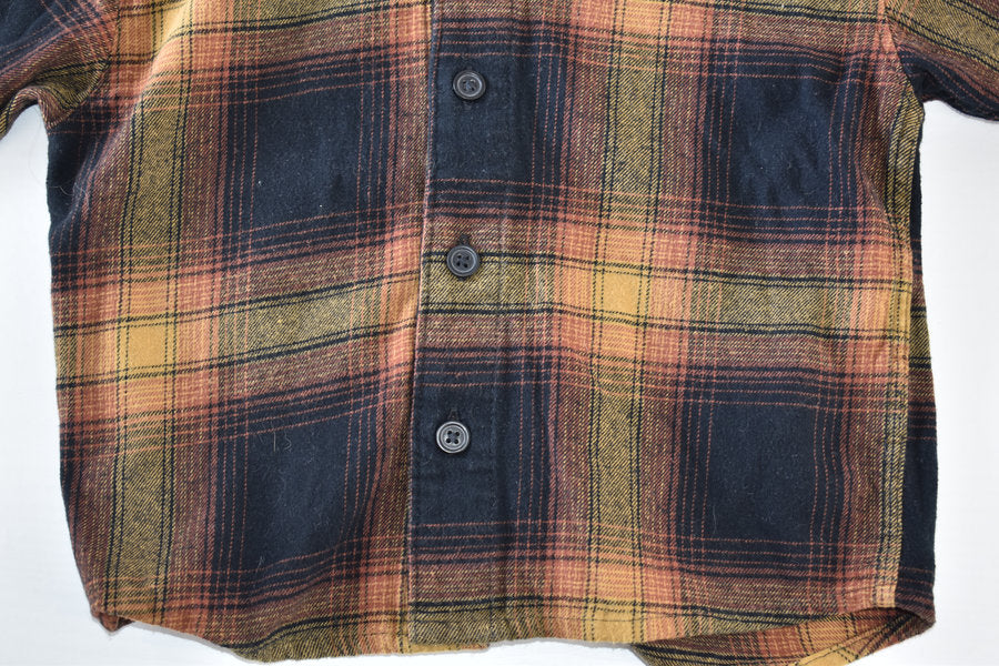 Check hooded jacket