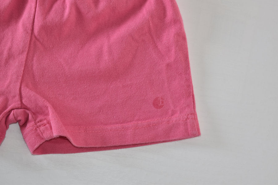 Pink cotton shorts