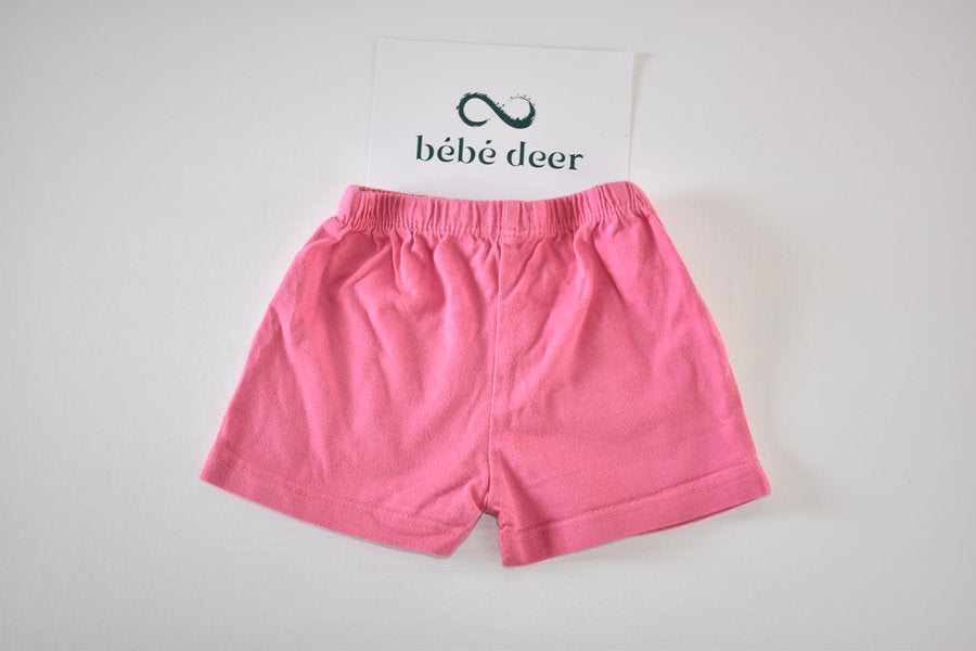 Pink cotton shorts