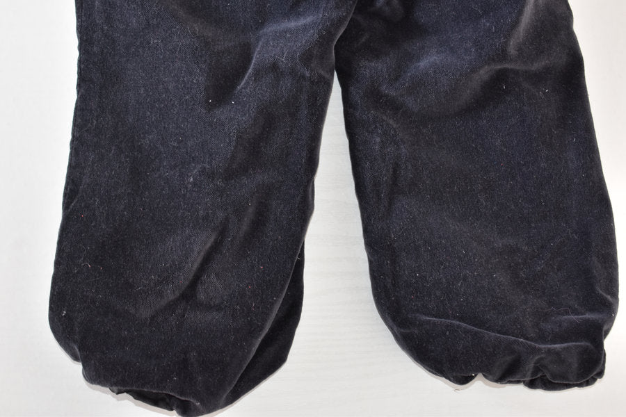 Velour effect "Nuit scintillante" trousers