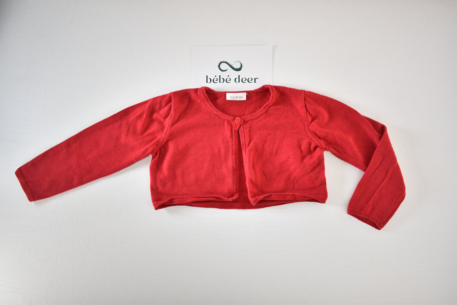 Red cotton bolero