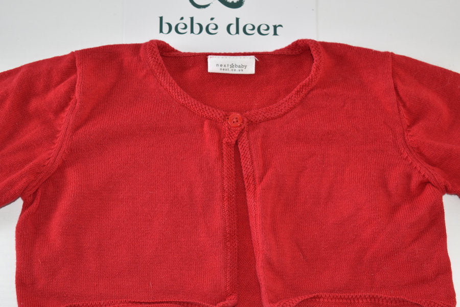 Red cotton bolero