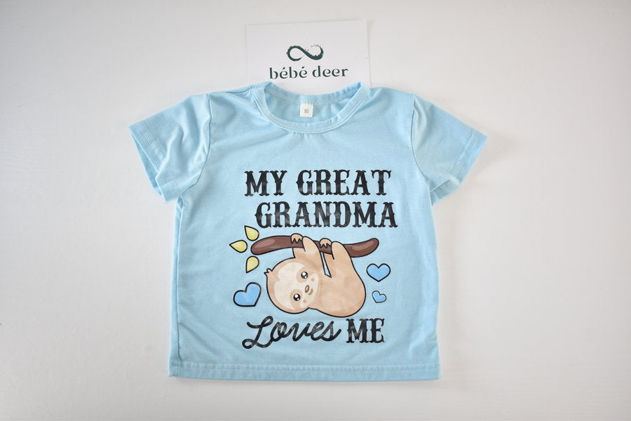 "My great grandma loves me" top