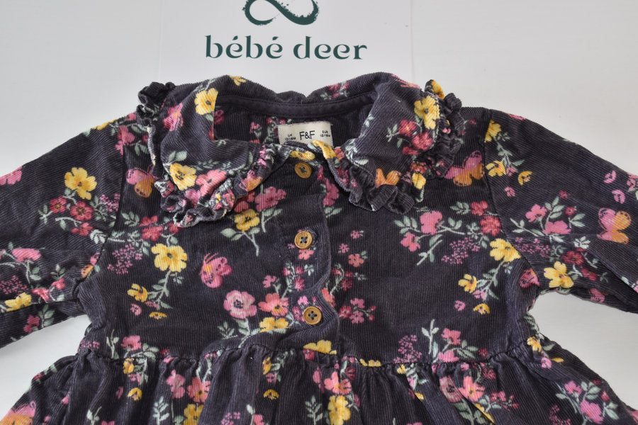 Floral long sleeve dress