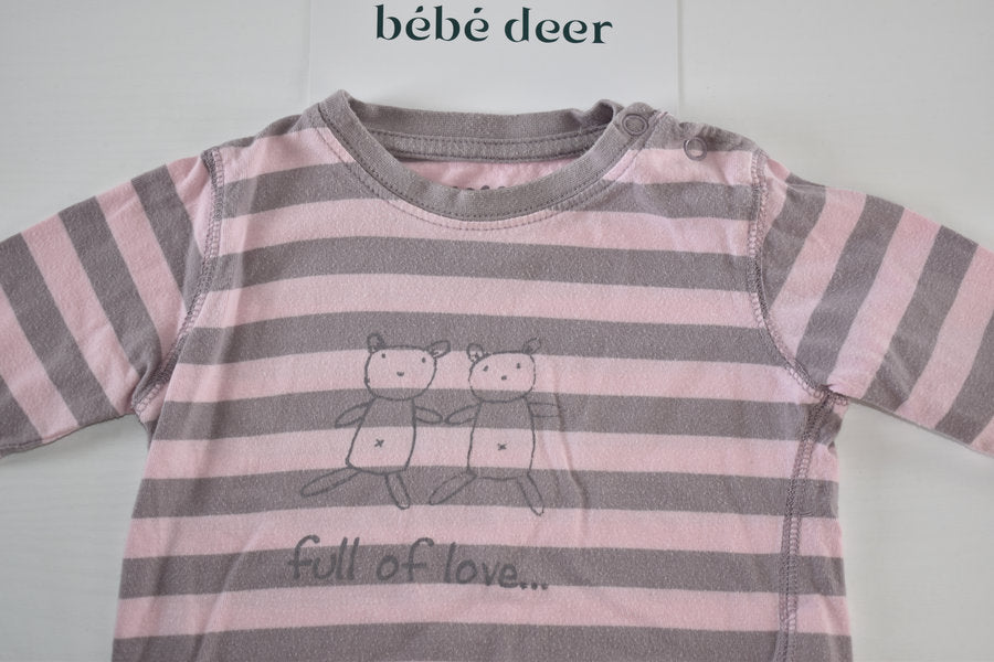 Organic cotton striped top