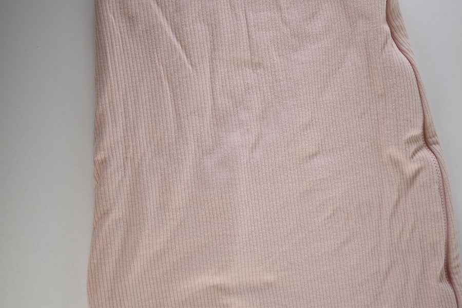 Pink ribbed 2.5 TOG sleeping bag 12/18 months