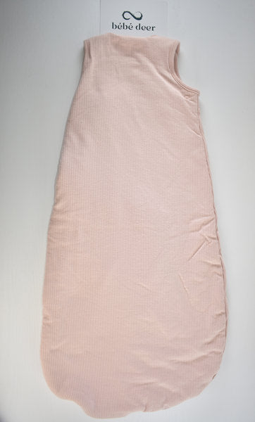 Pink ribbed 2.5 TOG sleeping bag 12/18 months